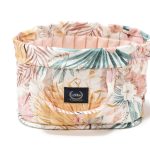 Mollet Καπιτονέ Καλάθι οργάνωσης για πάνες - Boho Palms Light - Powder Pink