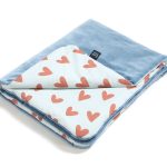 Κουβέρτα Cotto 100x80 HeartBeat Blue