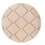 Eeveve Round Floor Mat - Autumn Gold