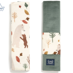 Jersey Seat Belt Cover Hug me Velvet Khaki