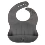 Eeveve Silicone Bib - Marble Granite Gray