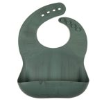 Eeveve Silicone Bib - Marble Seiheki Green