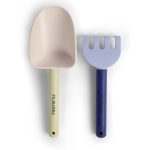 Filibabba - Beach Shovel & Rake Set - Blue Mix
