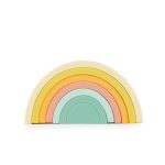 Bieco Παιχνίδι Στοίβαξης Σιλικόνης Rainbow Tropical