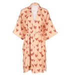 Bamboo Kimono HeartBeat Pink