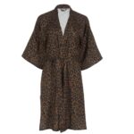 Bamboo Kimono Leopard Choco