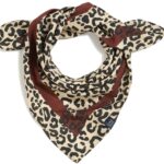 Neckerchief Leopard Cream