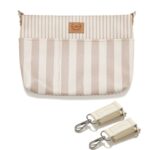 Τσαντάκι Καροτσιού Stripes Beige