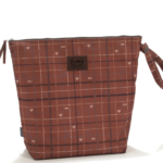 Αδιάβροχο Τσαντάκι Καλλυντικών Moo Meadow Plaid (XL)