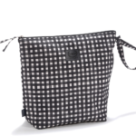 Αδιάβροχο Τσαντάκι Καλλυντικών Black Vichy (XL)