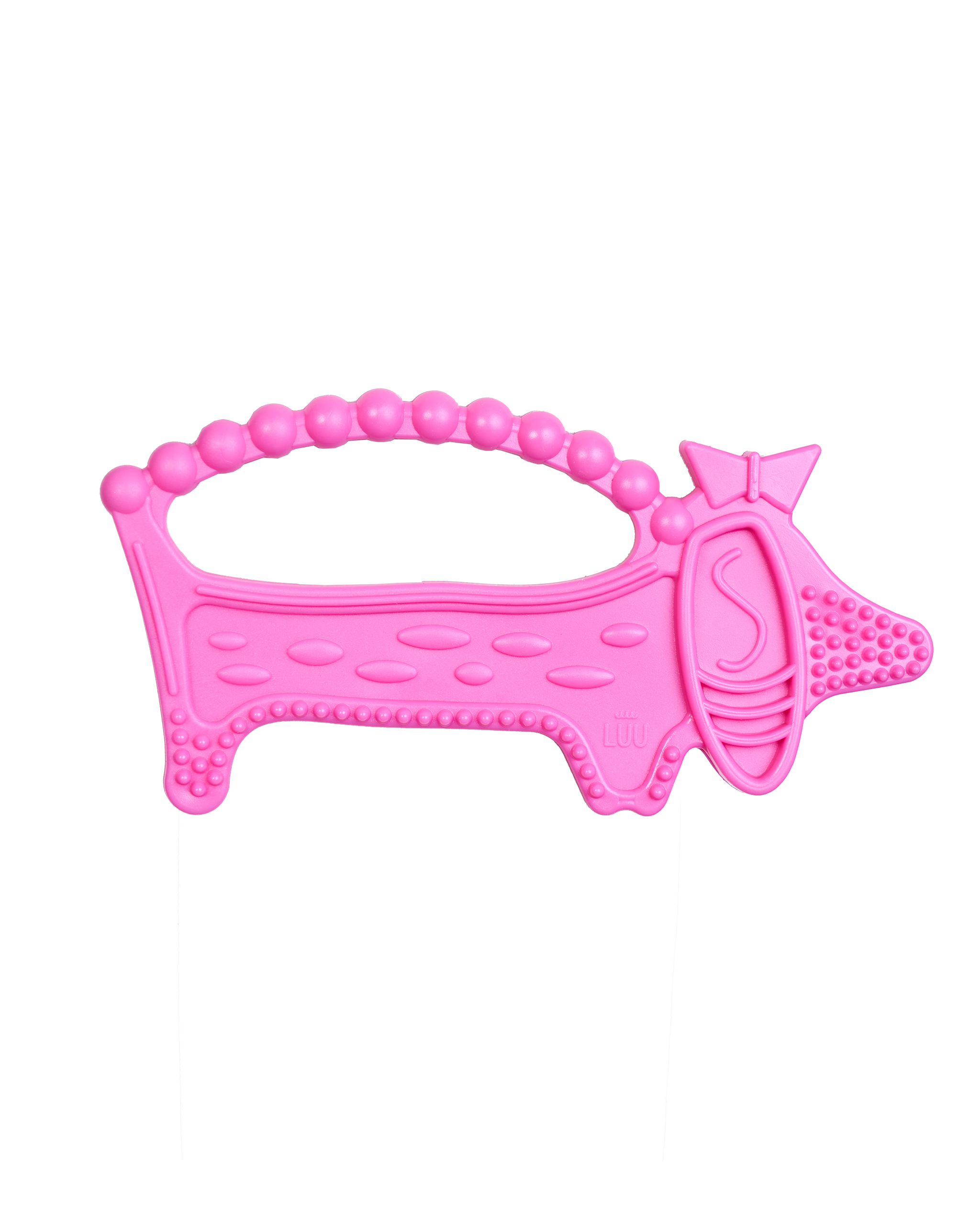 gryzak-luuie-the-dog-pink Μασητικό Luuie The Dog - Pink - Image 1