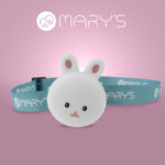 Παιδικός φακός κεφαλής LED MARY'S Λαγουδάκι, 38lm, επαναφορτιζόμενος