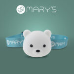 Παιδικός φακός κεφαλής LED MARY'S Αρκουδάκι, 38lm, επαναφορτιζόμενος